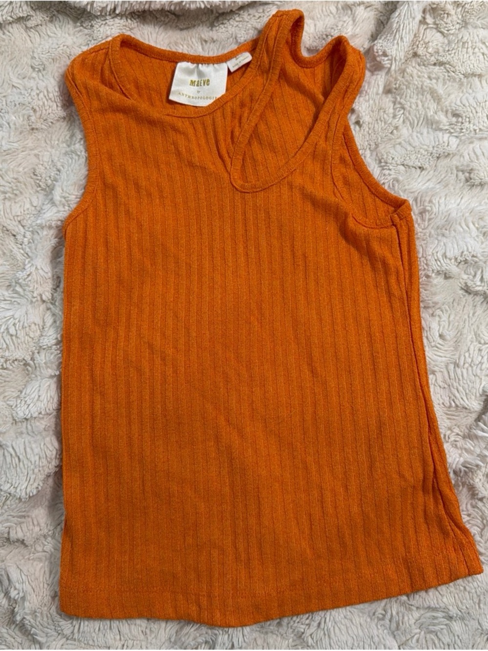 Anthropologie Maeve Orange Tank